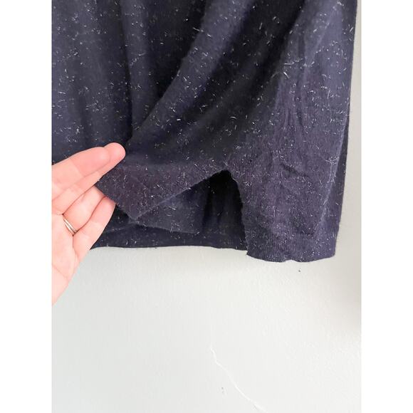 Whistles | Annie Sparkle Sweater | Navy & Silver | Sz 4 - Picture 7 of 9